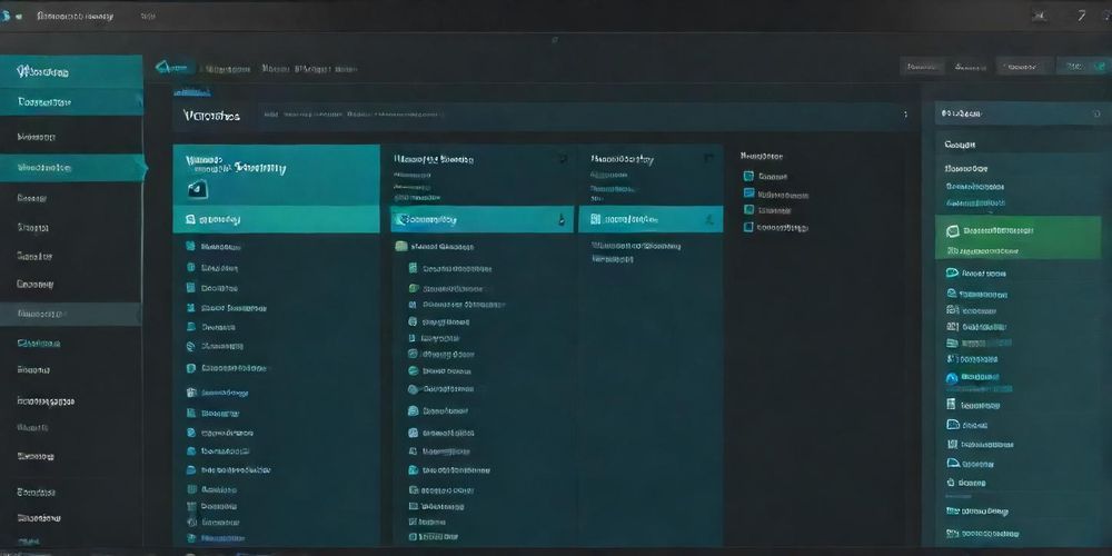 A close-up shot of a computer screen displaying a WordPress security plugin interface, highlighting the features for changing database table prefixes, with a user-friendly design.