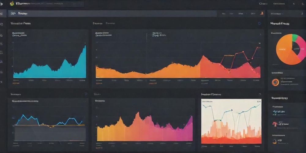 A vibrant interface of a WordPress SEO plugin showing redirect management options with colorful graphs and user-friendly layout.