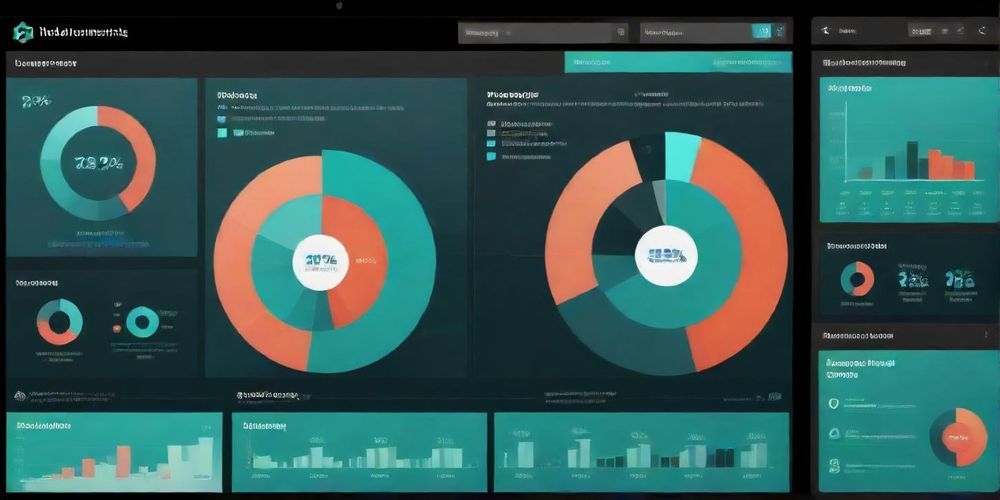 An infographic showcasing key performance metrics for influencer marketing campaigns like engagement rate, reach, and conversion, presented in a visually appealing format.