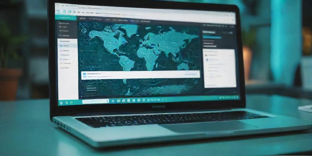 A close-up shot of a laptop showing a WordPress dashboard with well-optimized meta tags and SEO settings in place, highlighting the importance of meta data in improving website visibility.