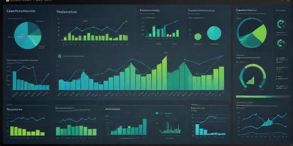 A graph showing user behavior analytics and feedback collection methods for website improvement.