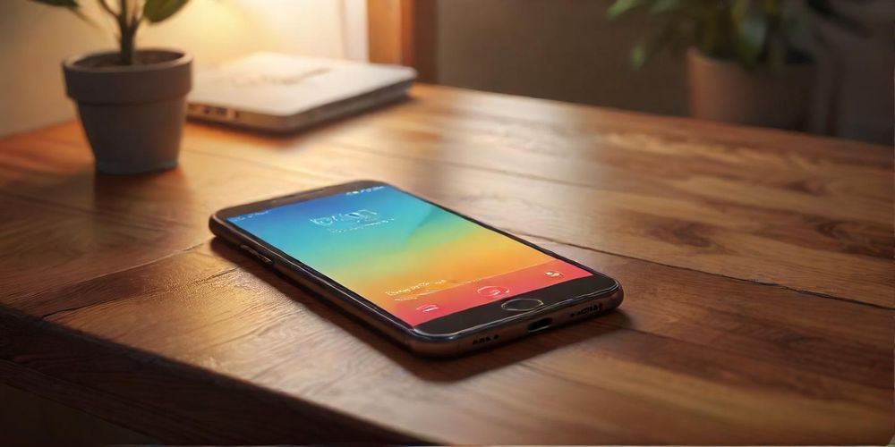 A smartphone displaying a responsive website design that adapts to various screen sizes showing user-friendly navigation.