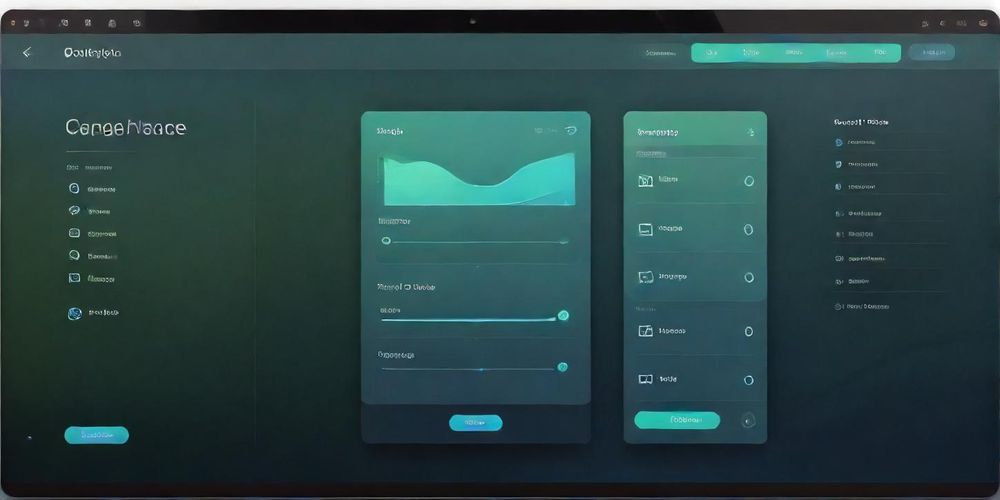 A visually appealing screenshot of a contact form builder tool, showcasing various customizable form options and a user-friendly interface.