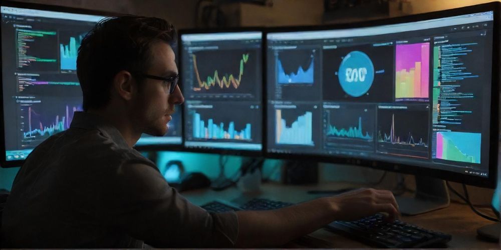 A hands-on image demonstrating a user actively reviewing and comparing SEO plugins on a WordPress dashboard, showing engagement and decision-making in a digital workspace setting.