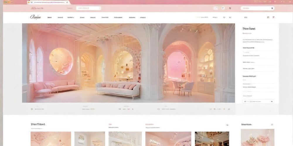 A beautifully designed and user-friendly website interface displaying engaging content, inviting visitors to explore more easily and effectively.