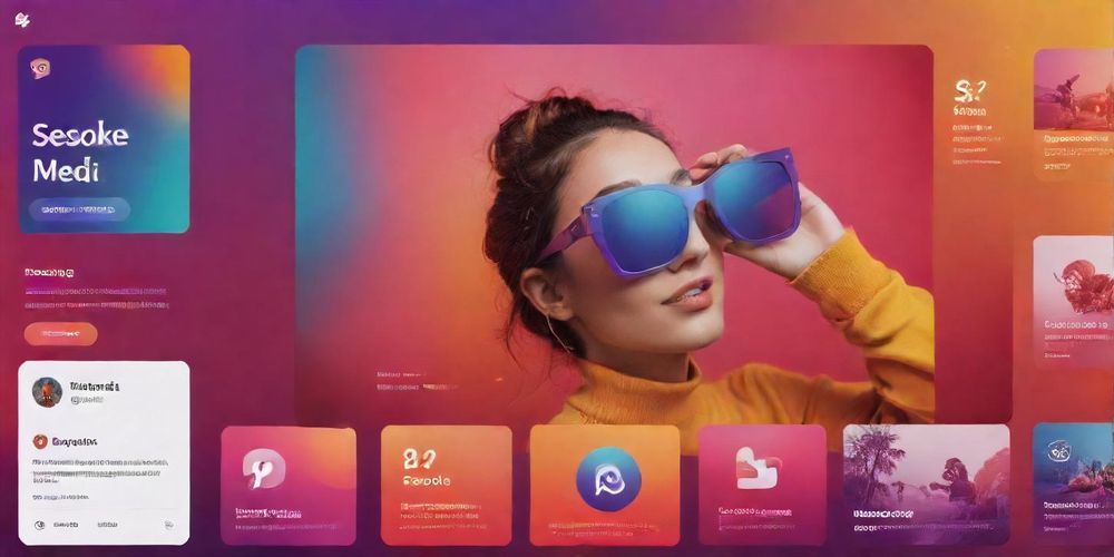 An engaging social media post design featuring custom graphics that illustrate niche marketing concepts, appealing to specific audience segments with tailored messaging.