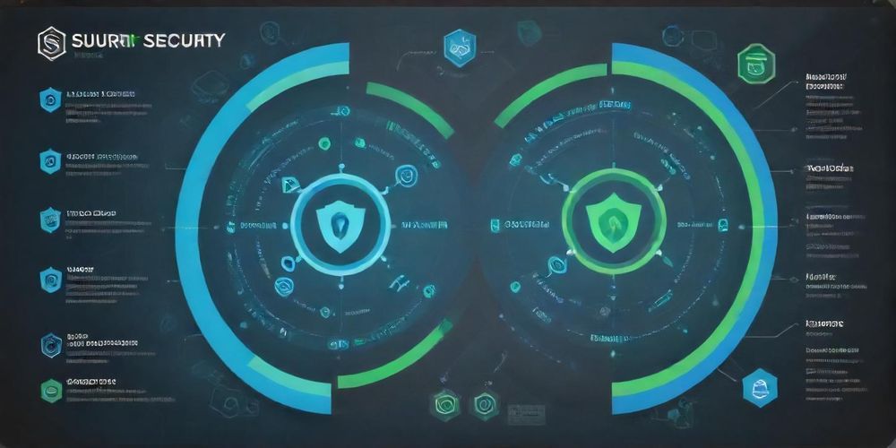 A visual representation of the Sucuri Security features, illustrating a firewall, malware scan, and security alerts for WordPress websites, emphasizing comprehensive protection.