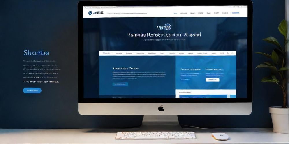 A final image illustrating a successful business website developed using WordPress, emphasizing its professional look and user-friendly design, showcasing the potential effectiveness of using templates.