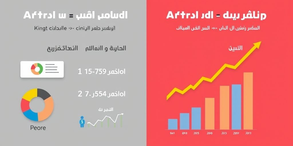 A before-and-after infographic in Persian showing poor vs optimized drip campaigns, with metrics like customer retention rates and revenue growth arrows.