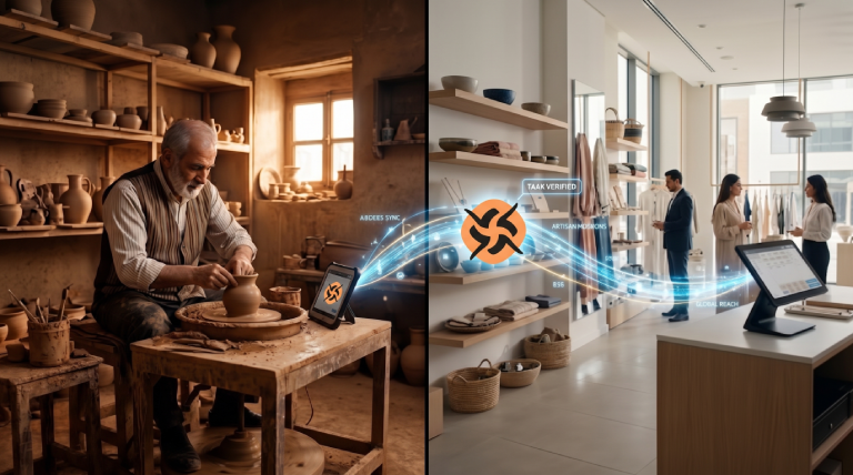 تاک حلقه اتصال تولیدکنندگان صنایع دستی و فروشگاه‌ها