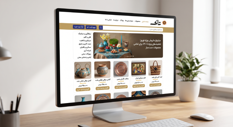 پلتفرم فروش صنایع دستی تاک